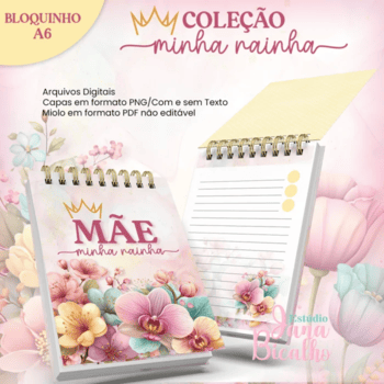 Bloquinho A6 Coleção Minha Rainha