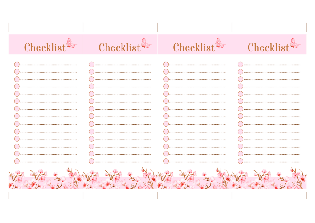 CHECKLIST A4