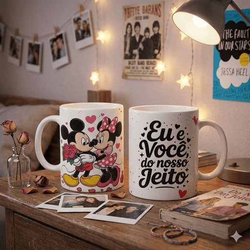 Amostra Caneca Mickey e Minnie