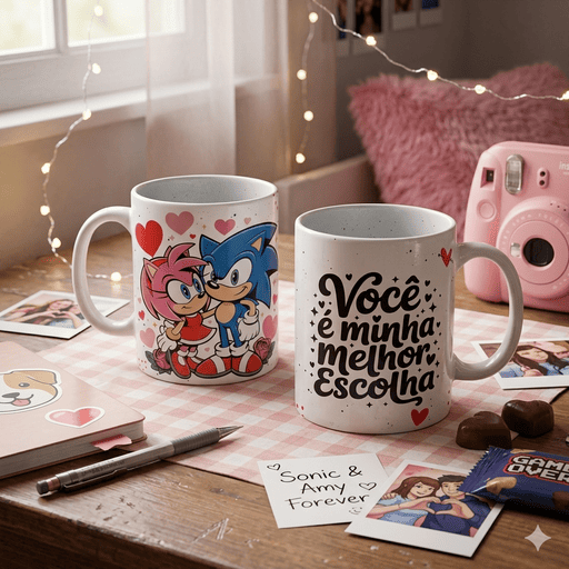 Amostra Caneca Sonic e Amy